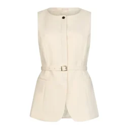 Jakker^Liu Jo Belted Waistcoat Beige