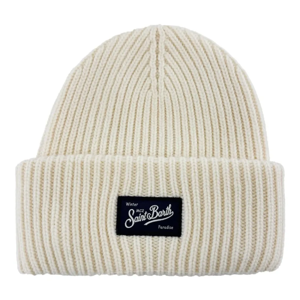 Huer & Kasketter<MC2 Saint Barth Berry Jr Beanie Hvid