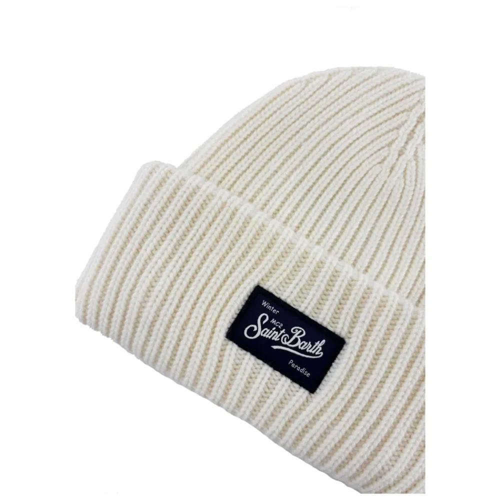 Huer & Kasketter<MC2 Saint Barth Berry Jr Beanie Hvid