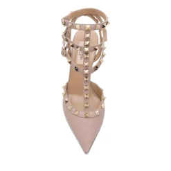 Pumps^Valentino Garavani Besatte Læder Slingback Hæle Pink