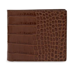 Punge & Kortholder^Tom Ford Bifold Croco Læderpung Brun