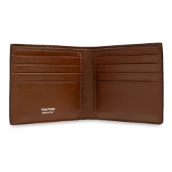 Punge & Kortholder^Tom Ford Bifold Croco Læderpung Brun