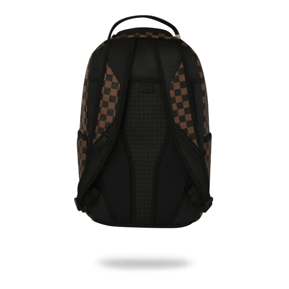 Rygsække<SPRAYGROUND Big Backpack Shark Check Embossed B8232 Brun