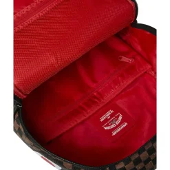 Rygsække<SPRAYGROUND Big Backpack Shark Check Embossed B8232 Brun