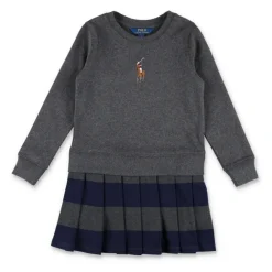 Kjoler & Nederdele^Polo Ralph Lauren Big Pony Fleece Sweatshirt Kjole Blå