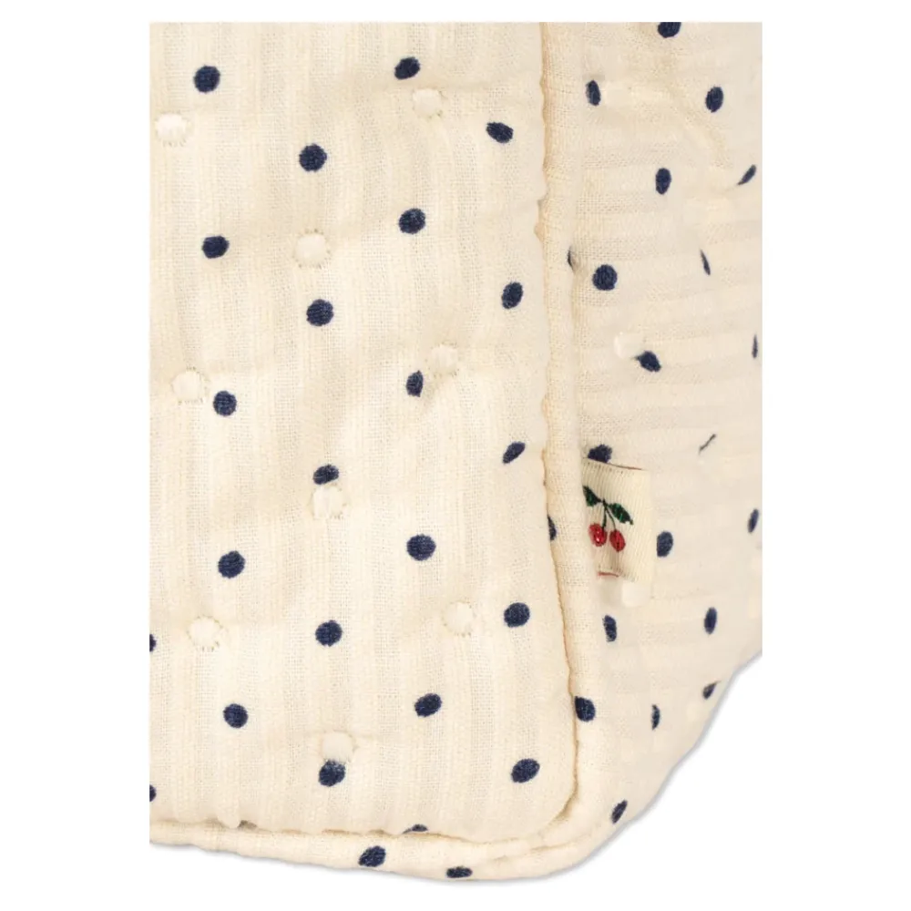 Tasker|Toilettasker^Konges Sløjd Big Toiletry Bag - Estate Dot Beige