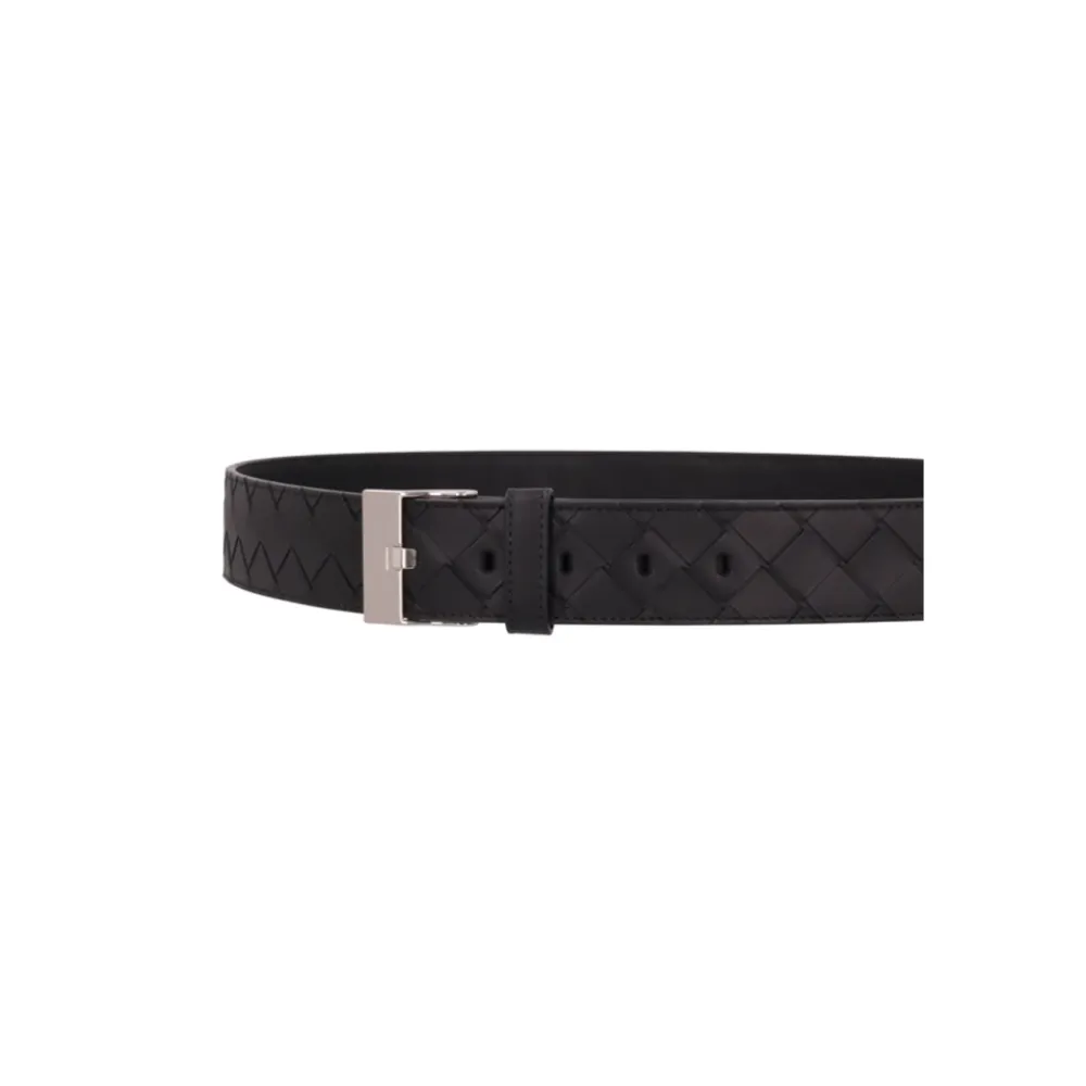 Bælter^Bottega Veneta Biobaseret Læder Intrigue Taske Sort