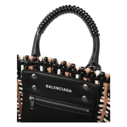 Indkøbstasker<Balenciaga Bistro Basket Braided Tote Bag Multifarvet