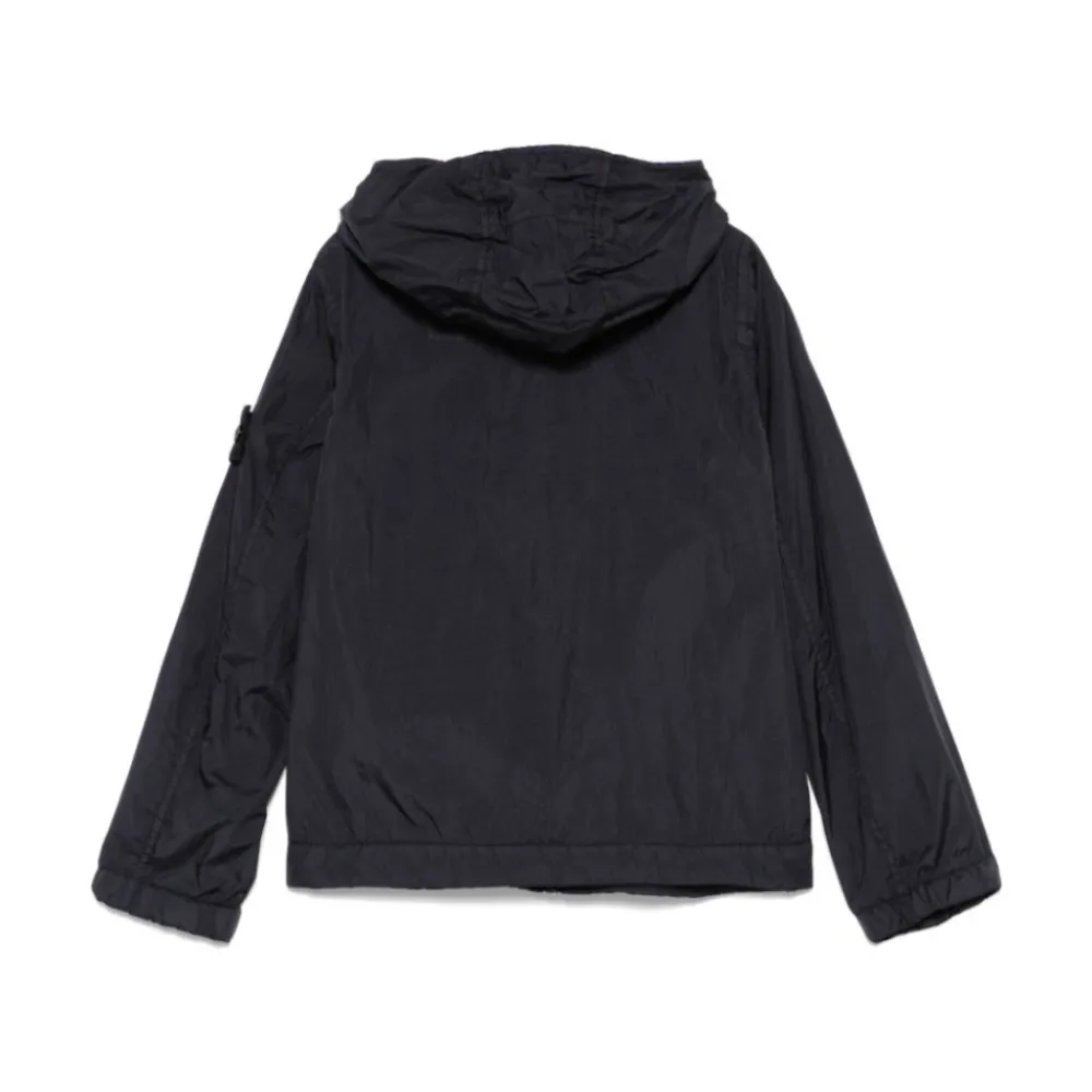 Jakker^Stone Island Børne Jakke med Hætte Blå