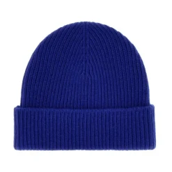 Huer, Kasketter & Hatte^Burberry Cashmere Beanie Hat AW24 Blå