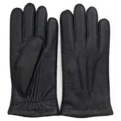 Handsker<Restelli Guanti Cashmere Foret Hjortehandsker Blå