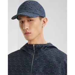 Huer, Kasketter & Hatte^Fendi Denim Baseball Cap Lavet i Italien Blå