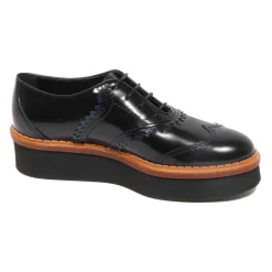 Snøresko<Tod's Blå Francesina Sko Made in Italy Sort