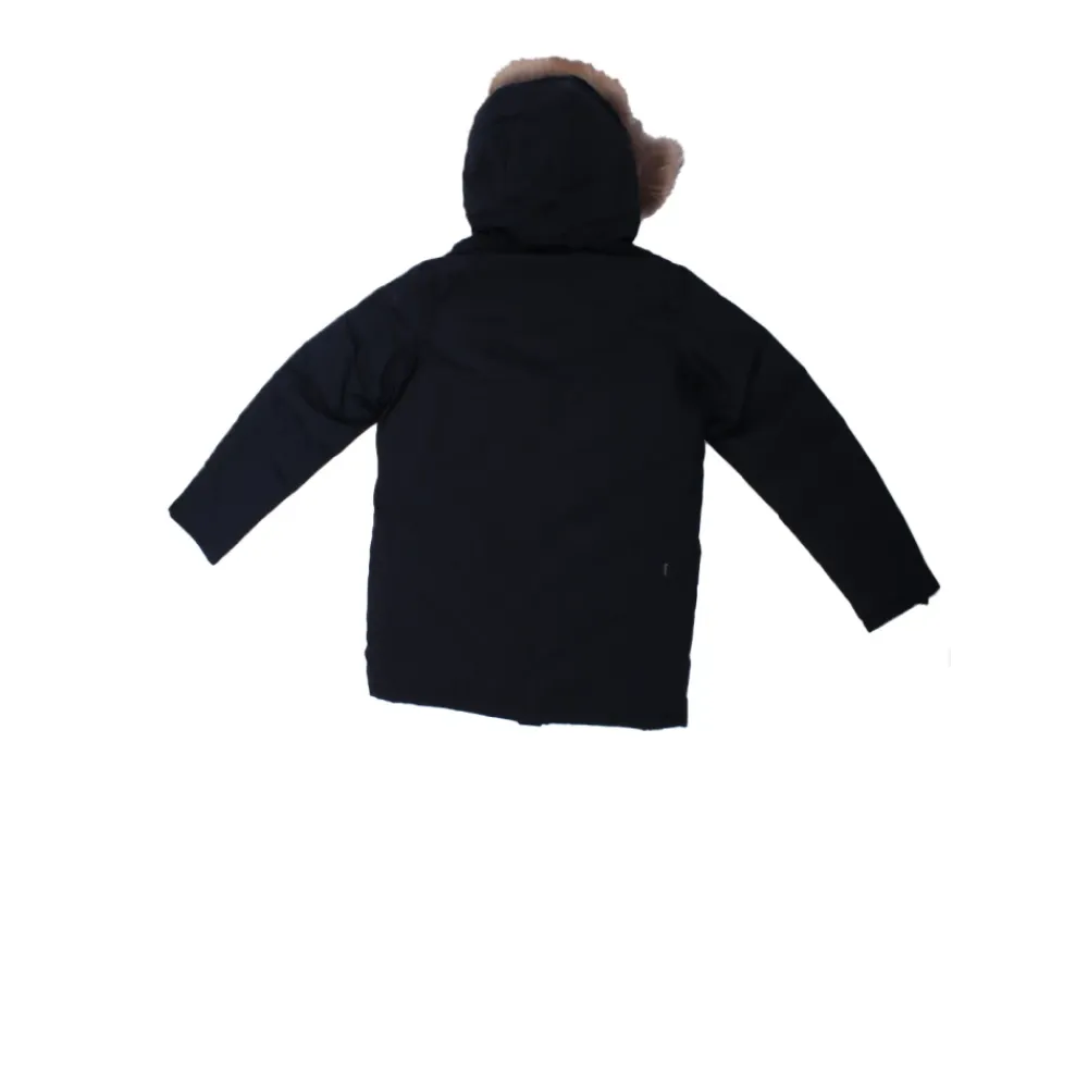 Jakker<Woolrich Hættefrakke med Pelskant Blå