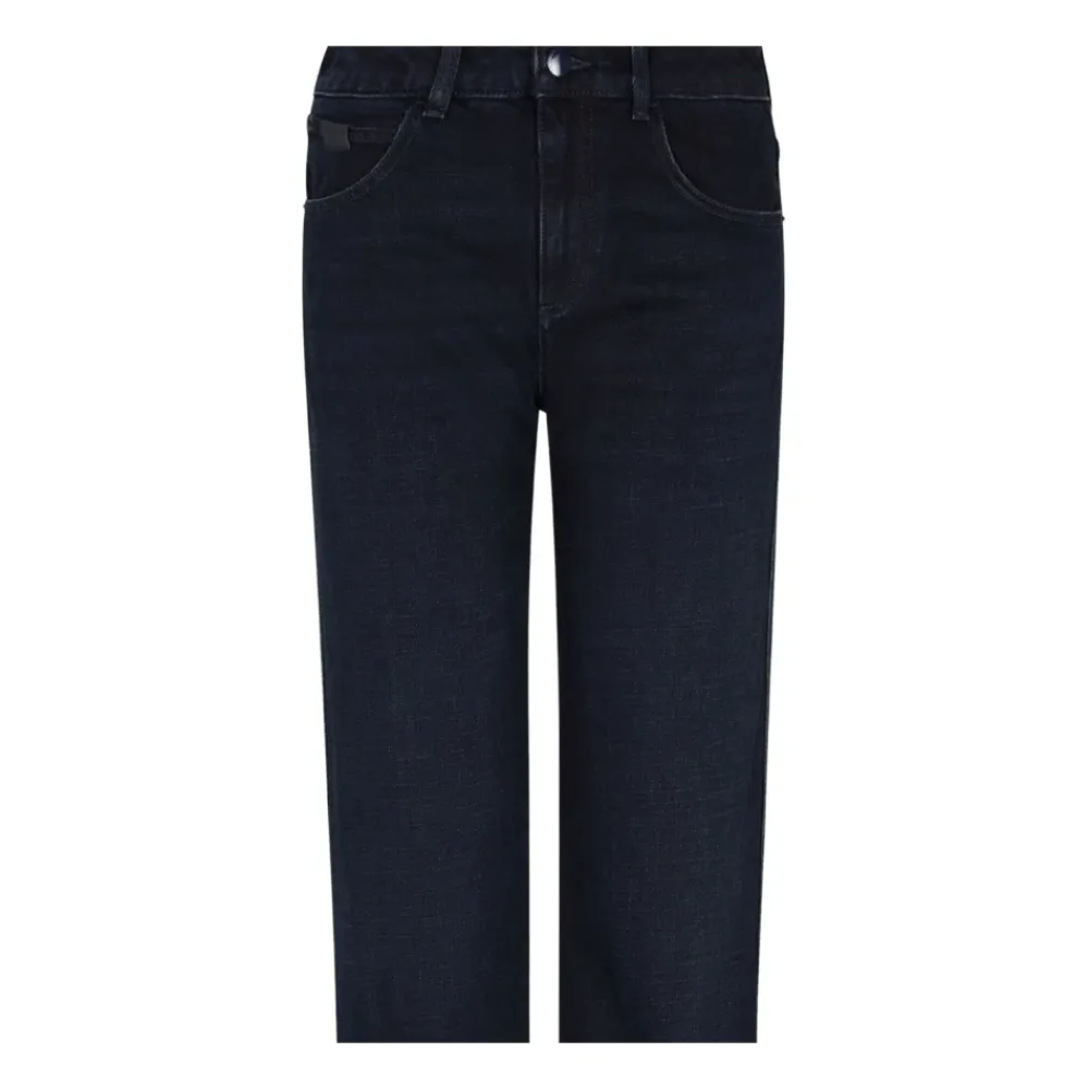 Jeans<Emporio Armani Jeans med Fem Lommer Blå