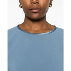 Bluser & Skjorter^Forte Forte Klar Top Rund Hals Blå