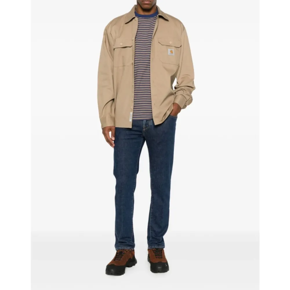 Jeans^Jacob Cohën Klassiske Jeans Stil Mørk Vask Blå