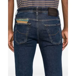 Jeans^Jacob Cohën Klassiske Jeans Stil Mørk Vask Blå