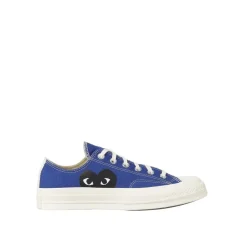 Sneakers^Comme des Garçons Play Lærred Lave Sneakers Blå
