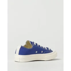 Sneakers^Comme des Garçons Play Lærred Lave Sneakers Blå