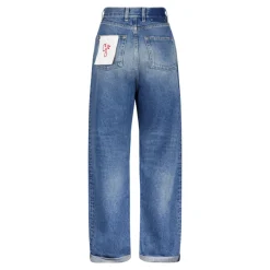 Jeans^Golden Goose Medium Vask Wide Leg Jeans Blå