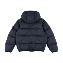 Jakker<Stone Island Parka til Drenge AW25 Blå
