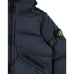 Jakker<Stone Island Parka til Drenge AW25 Blå
