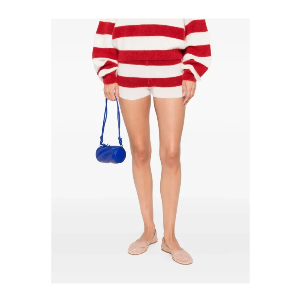 Bæltetasker<Fiorucci Quiltet Læder Crossbody Taske Blå