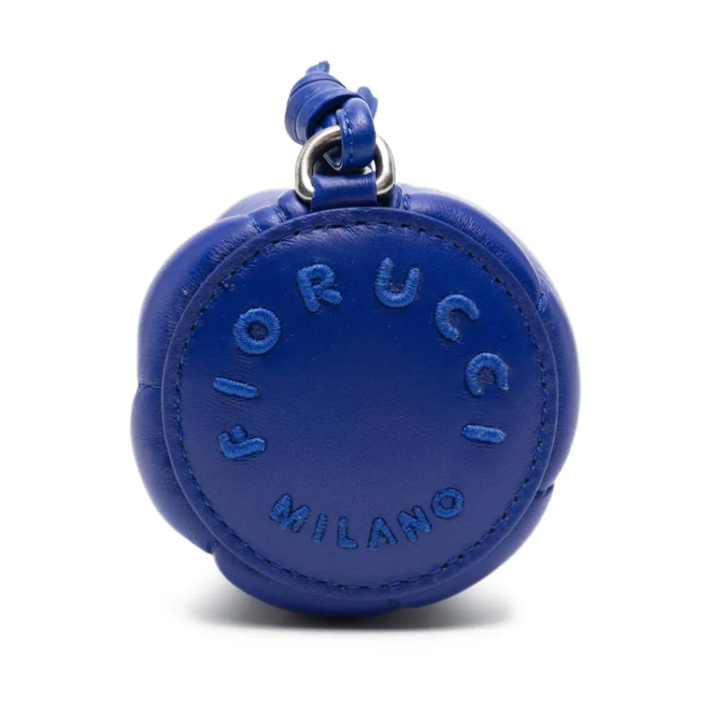 Bæltetasker<Fiorucci Quiltet Læder Crossbody Taske Blå