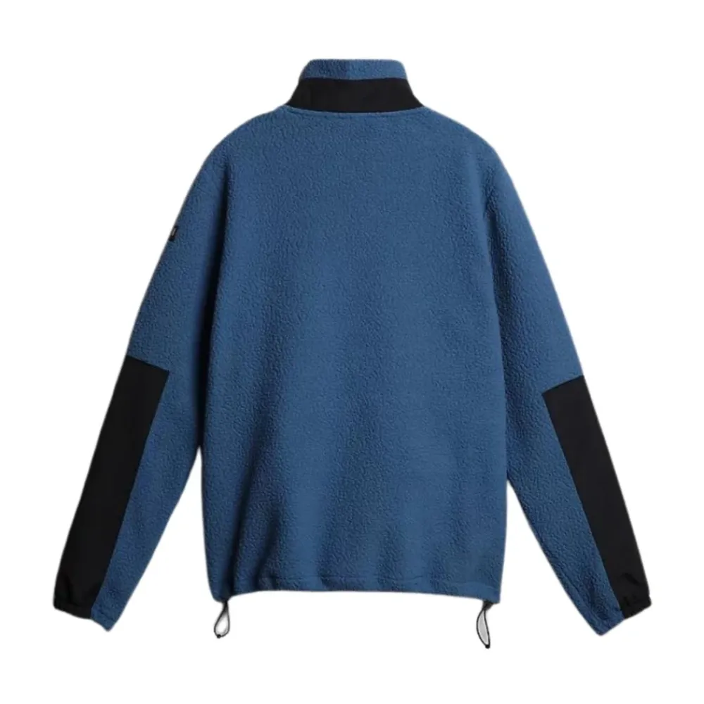 Fleece^Napapijri Step Lynlås Fleecejakke Blå