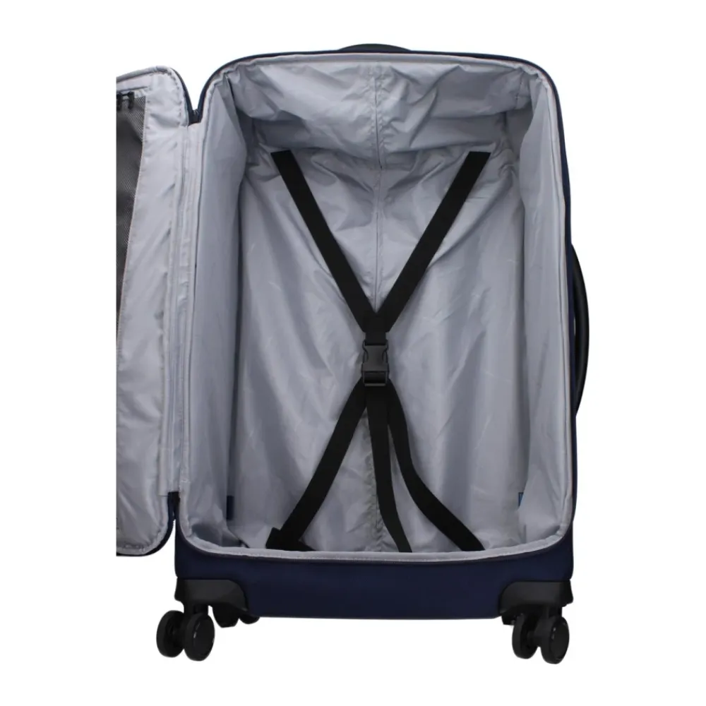 Kufferter<Piquadro Stofbagage med Justerbart Håndtag Blå