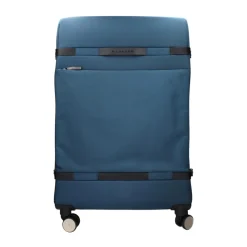 Kufferter^Piquadro Stofbagagevogn med TSA-lukning Blå