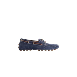 Sejlersko^Tod's Suede Båd Loafers Blå