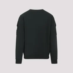 Sweatshirts<Stone Island Blå Sweatshirt AW25 Afslappet Stil Grøn