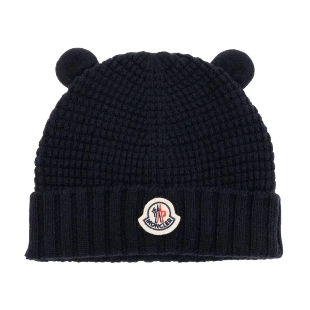 Huer & Kasketter^Moncler Uld Børnebluse Blå