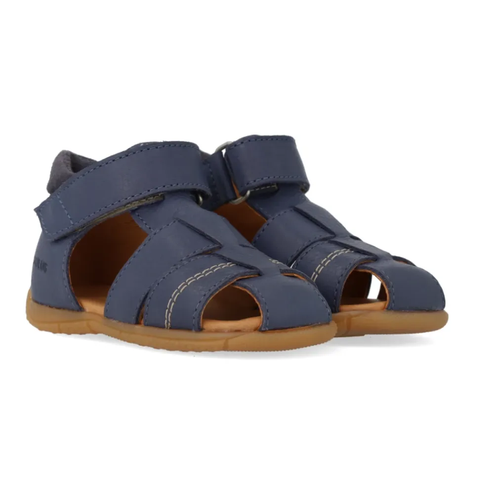 Sandaler^Angulus Velcro Begynder Sandal - Indigo Blå