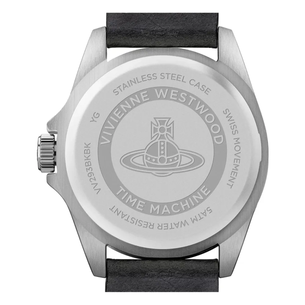 Ure<Vivienne Westwood Blackwall Quartz Ur Læderrem Sort
