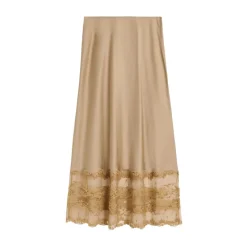 Nederdele^By Malene Birger Blake Midi Skirt Beige