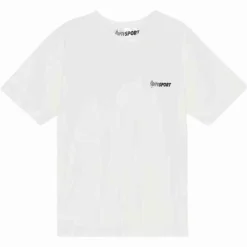 T-Shirts<Opéra Sport Blød Bomuld Unisex Tee med Logo Hvid