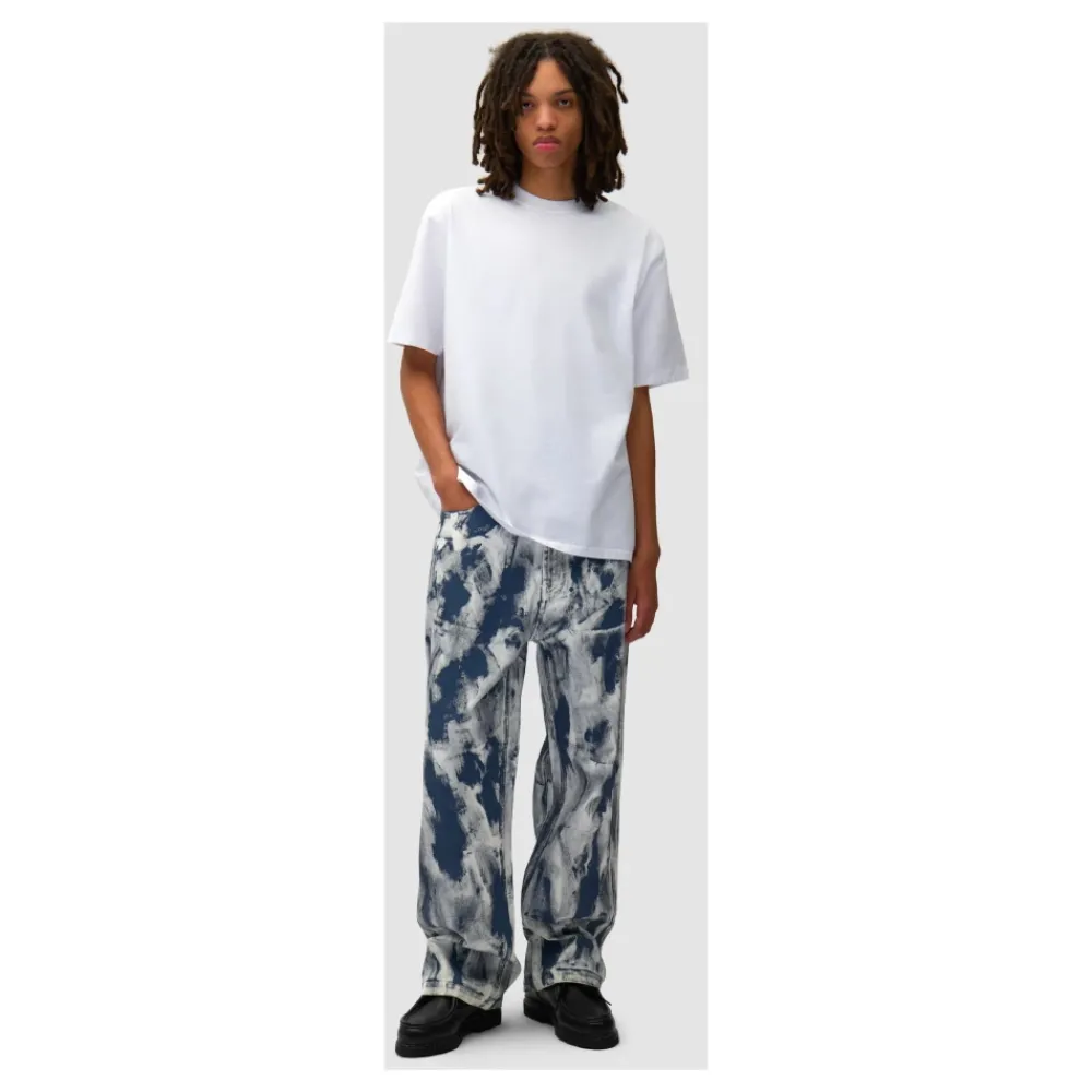 T-Shirts<Arte Antwerp Blocks Print Tee Hvid