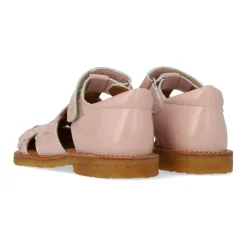 Sandaler^Angulus Blomstersandal med velcro Pink