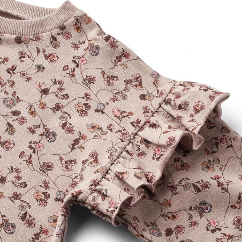 Kjoler & Nederdele<Wheat Blomstret Langærmet Kjole Tør Rose Pink