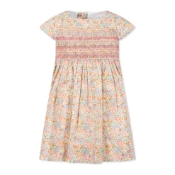 Kjoler & Nederdele<Bonpoint Blomstret Liberty Stof Kortærmet Kjole Multifarvet