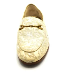 Loafers<Sam Edelman Blomstret stof loafers med lav sål Beige