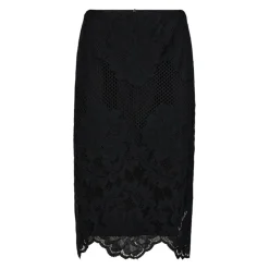 Nederdele<Haute L'Amitié Blondekant Blyantskørt Sort