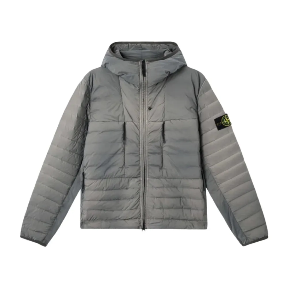 Jakker<Stone Island Blouson Doudoune 4100020 006B Grå