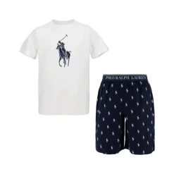 Nattøj<Ralph Lauren t Polo Pyjamas Sæt Blå