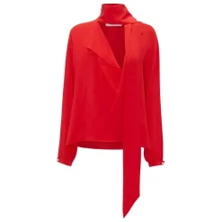 Bluser & Skjorter^Victoria Beckham Blusa con dettaglio foulard Rød