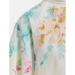 Bluser & Skjorter^Essentiel Antwerp Bluse med blomsterbroderi Hvid