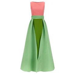 Kjoler<Carolina Herrera Boat Neck Column Gown Multifarvet